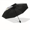 1pc Yin Yang Cats Automatic Open/Close Umbrella with Windproof, Functional Design, 8-Rib Sturdy Canopy