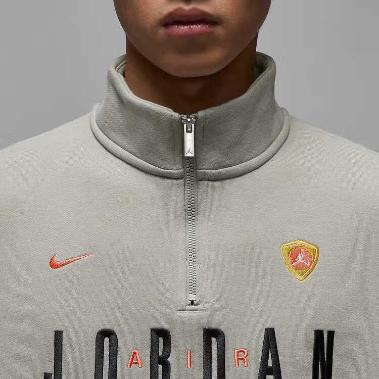 Jordan Stand Collar Pullover Knitted Sports Long Sleeve Sweatshirt Men sweatshirt IF1817-334