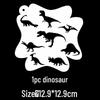 Kit di Stencil per Pittura Facciale Animale per Bambini per Trucco da Palco Fai-da-Te e Graffiti