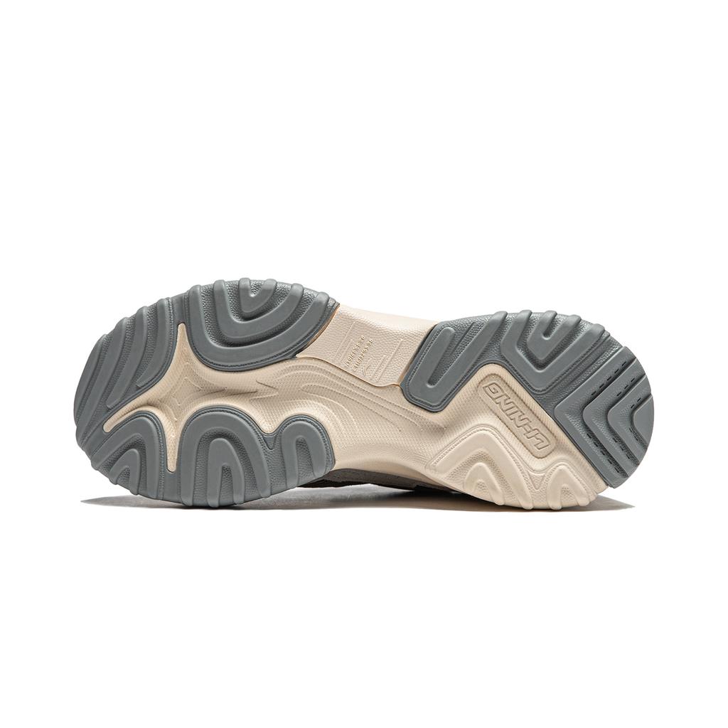 Li Ning Churui Comfortable Versatile Thick Sole Height Increasing Non-Slip Wear-Resistant Low-Top Casual Shoes Women Casual Shoes AGCU190-4