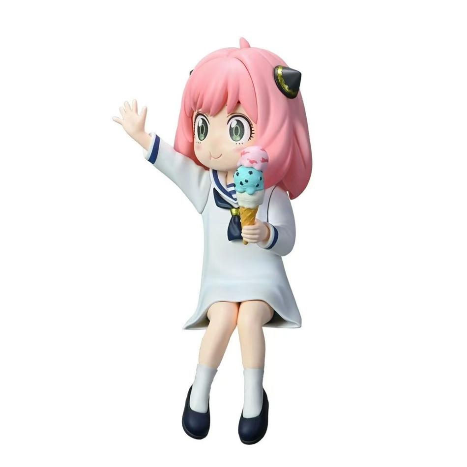 Anime Peripheral Spy Family Statue Anya Cosplay Figure 2d Double-Ended Interchangea Model Desktop Decoration Birthday Gifts