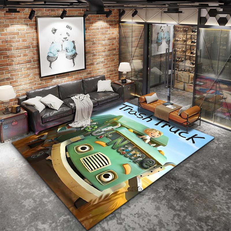 Adventure Land Custom Name Carpet Rug For Living Room Bedroom Home Sofa Decoration Kids Play Nonslip Floor Mat
