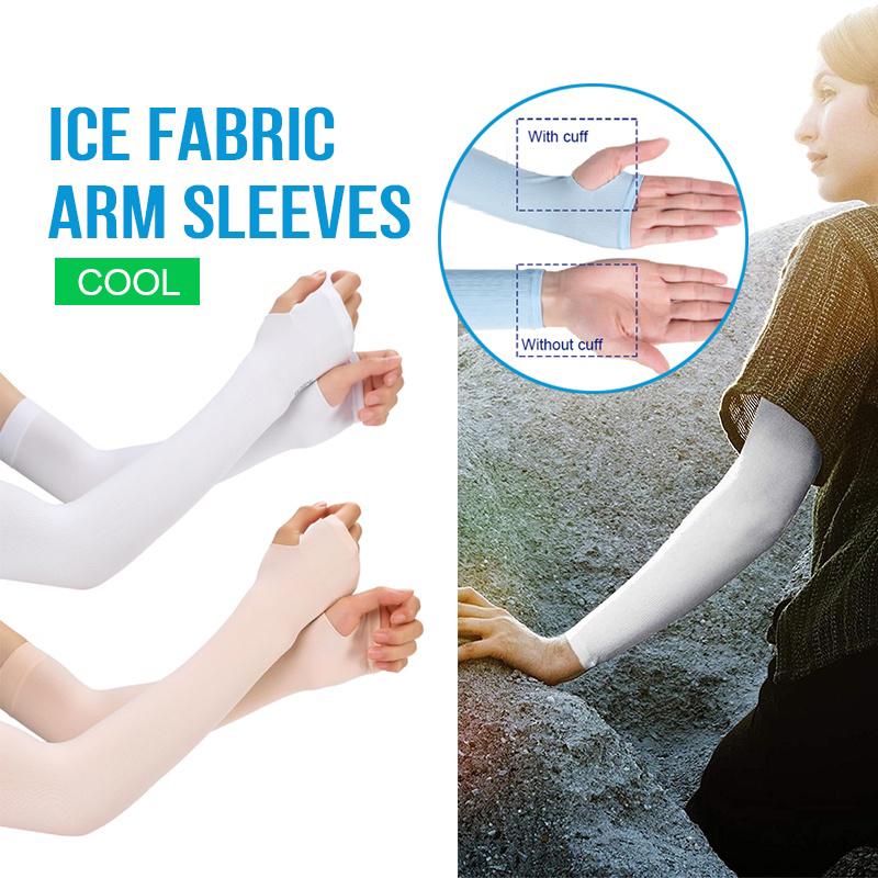 Maniche di protezione solare Ice Sleeve Guanti da guida Manica lunga senza dita
