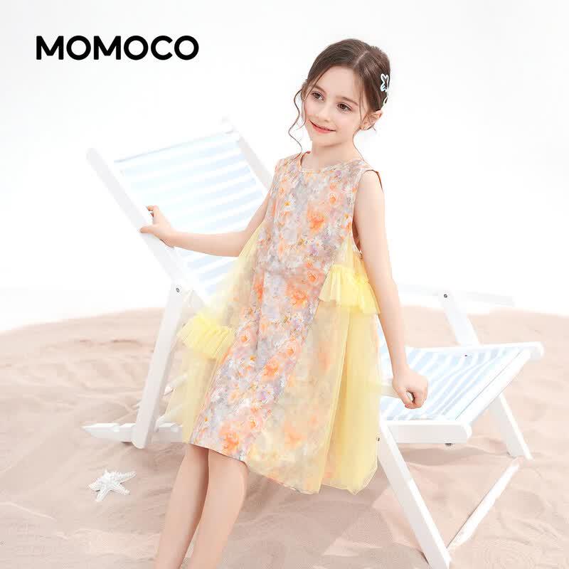MOMOCO Girls' Sweet Princess Summer Dress