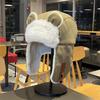 Lei Feng hat women's winter warmth protection bear ears cotton hat men's retro ethnic style children's train head hat