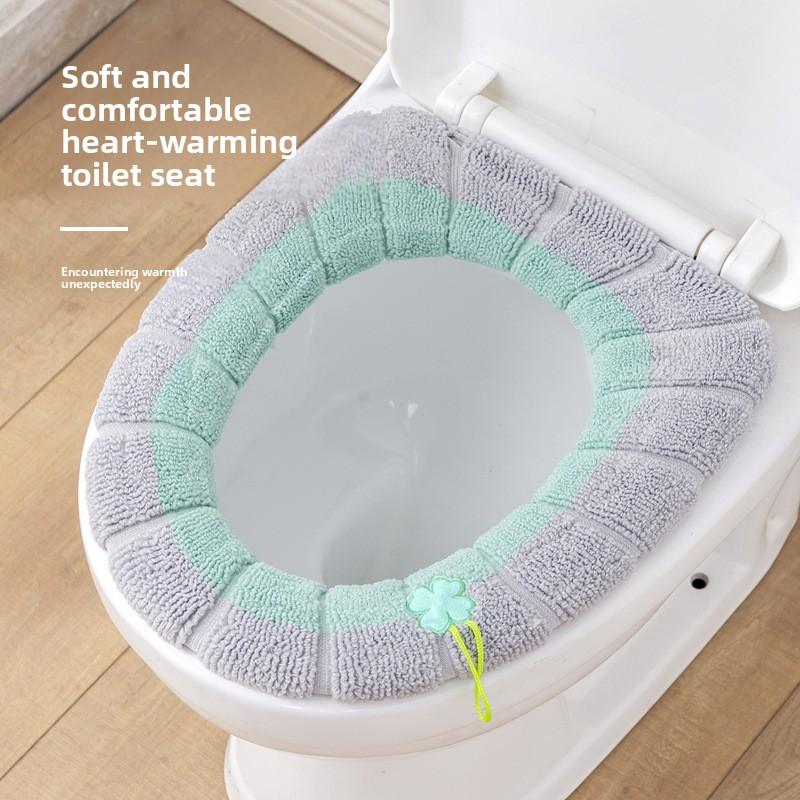 Autumn&Winter Washable Thickened Toilet Seat Cover