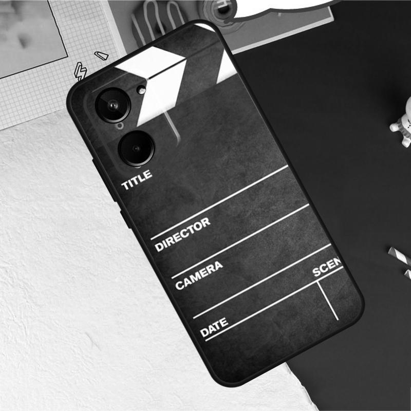 Clapper Board For Realme C75 C71 C55 C53 C67 C61 C33 C63 C51 C65 GT7 15 Pro 10 11 12 13 14 Pro Plus Case