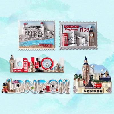 Magnete per Frigorifero 3D di Londra - Souvenir di Viaggio Creativo dal Regno Unito