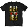 Guns N' Roses Big Guns T-Shirt Black New