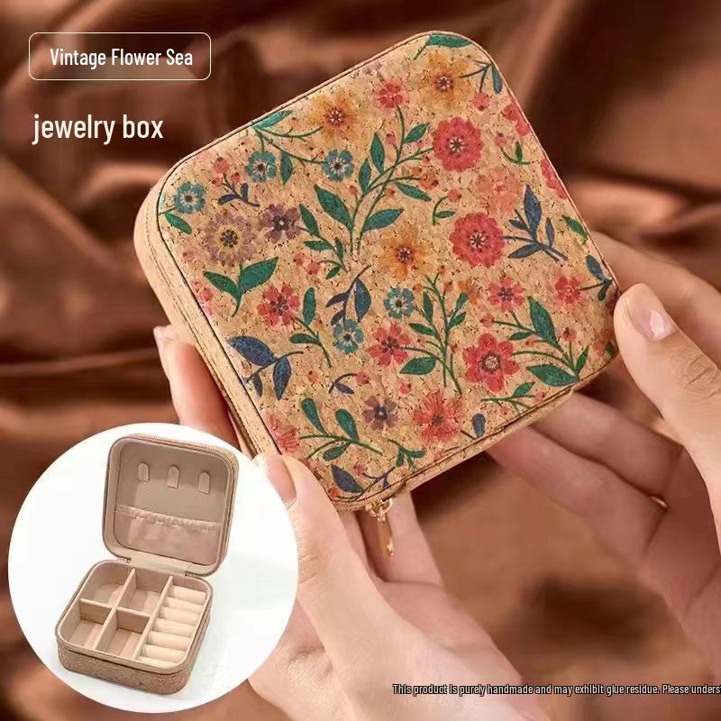 Kompaktowe Przenośne Pudełko do Przechowywania Biżuterii - Idealne na Podróż