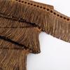 Bande de Dentelle à Franges Dorées Largeur 10cm pour Rideau Coussin de Canapé Abat-jour Textile de Maison Décoration Couture DIY