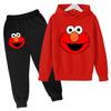 Kids New Sportswear Clothes Hoodie Comedy Anime Expression Coat+Pants 2P Boy Girl Toddler 3-12 Yrs Leisure Top Party Fashion Set