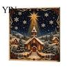 Three Dimensional Bead Craft DIY Christmas Pearl Painting Kit, Handmade Decorative Art for Starter Set Home Decor, Funny Diamonds Kit Adults Beginners