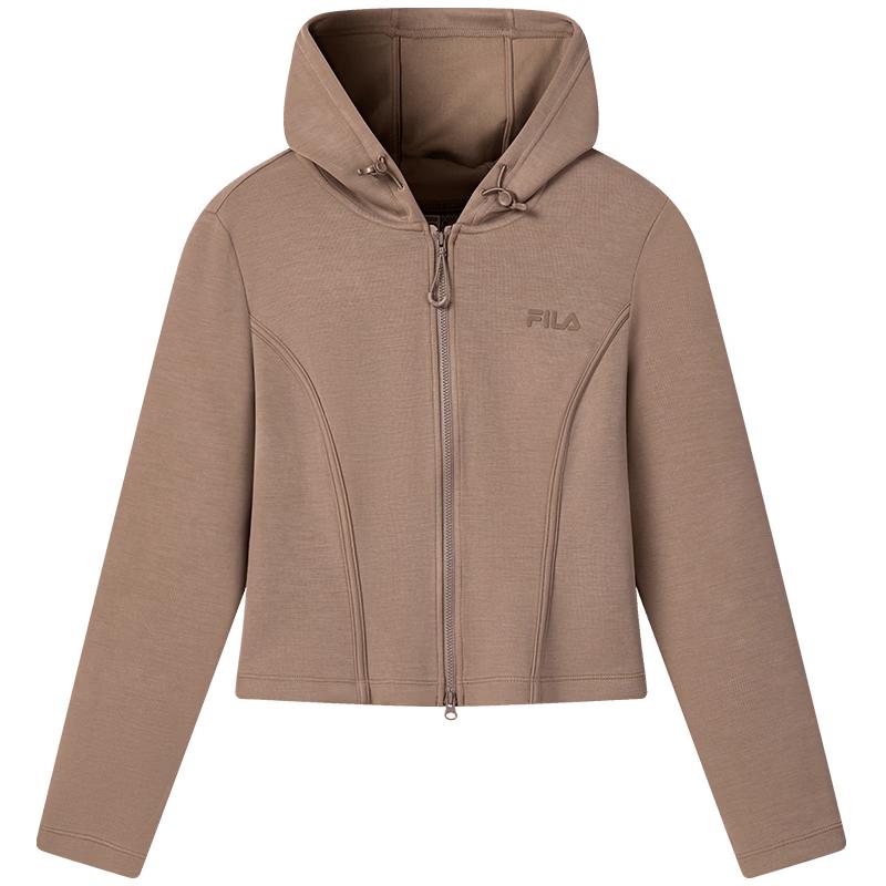 FILA Women s Slim Fit Knit Hooded Jacket L