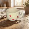 Romantic Milk Mug Adorable Heart Water Cup Breakfast Container Breakfast Cup  Office