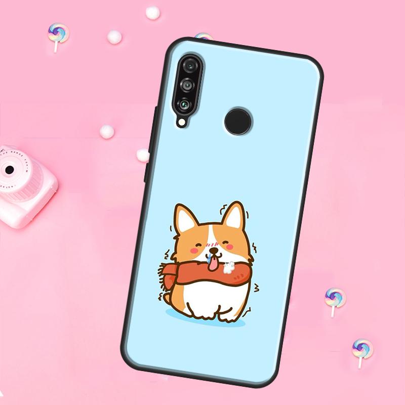 Cute Corgi Dog For Huawei Nova 10 9 SE 3i 7i 8i 11i 12i Y73 Y90 Y70 Y72 Y61 Y91 P60 Pro P30 P40 Lite Case