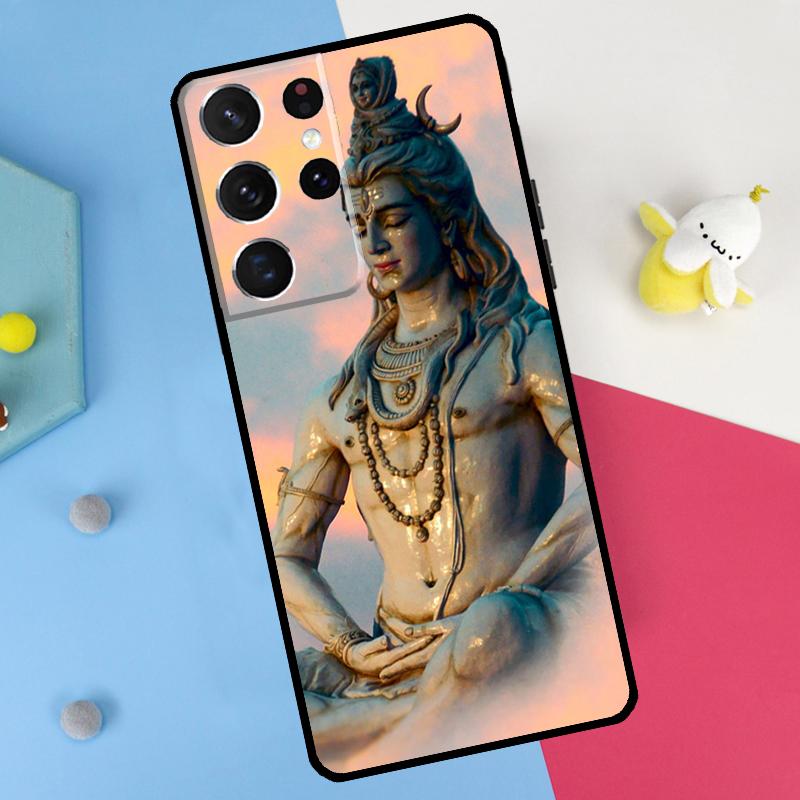 Lord Shiva Hindu God Buddha India Back Case For Samsung Galaxy S26 S25 S24 S21 S22 S23 Ultra S10 Plus S20 FE S25 FE Soft Cover