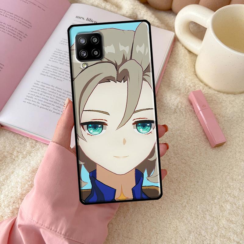 Smug Albedo Genshin Impact For Samsung Galaxy A55 A35 A15 A32 A12 A22 A52 A54 A34 A14 A56 A36 A26 A16 A13 A53 A06 Case