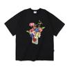 Mr. Graminus. Flower T-Shirt / Black