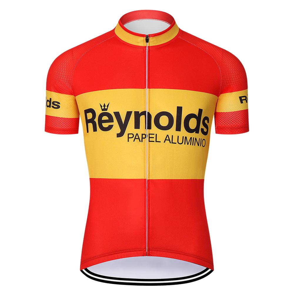 Summer Breathable 2026 Reynolds Men Cycling Jersey Maillot Set Short Polo Shirt Clothing Mtb Bib Participating Teams Enduro Cycl Clothes