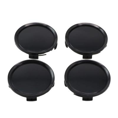 4PCS Universal Cars Wheel Center Hub Cap Cover Kits Auto Accessory Durable Black Plastic Cars Styling Parts Cars Accessories