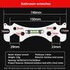 Special Wrench Tool with Level Shower Faucet Installation Bathroom Multifunctional Ranging Ruler Distance Measuring Tool Spanner