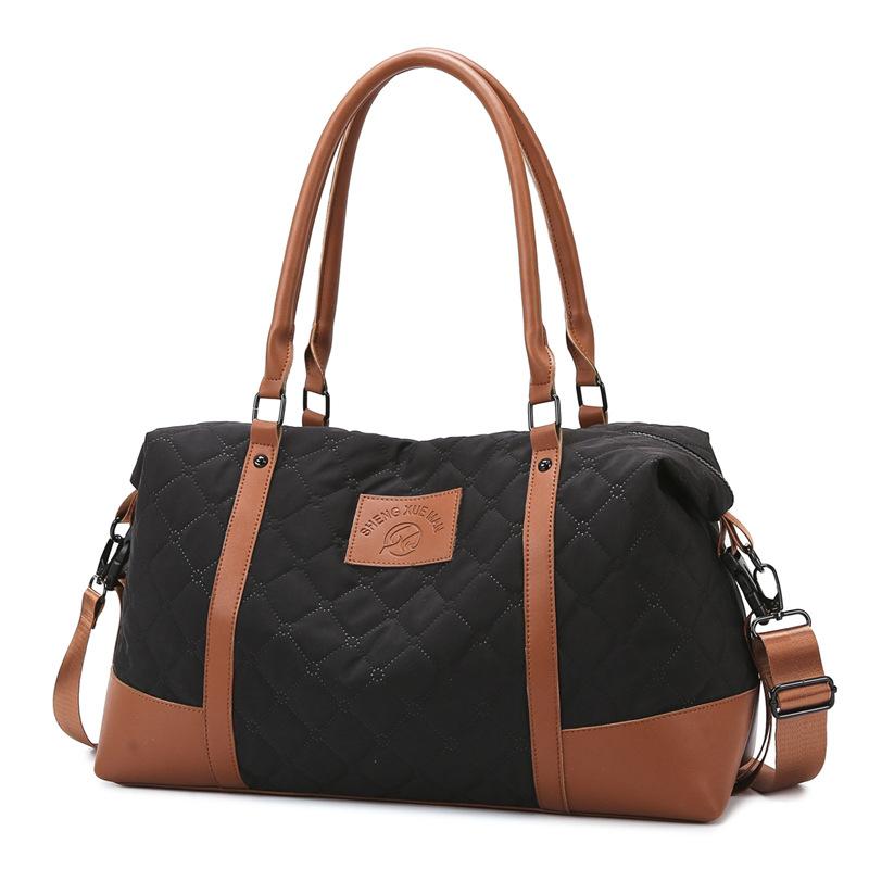 

Fashion Trend Sports Fitness Bag Dry and Wet Separation Portable Travel Bag Large Capacity Clothes Storage Yoga Bag чорний
