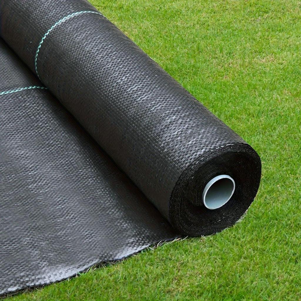 Schwarzes Hochleistungs-Gartengewebe - Unkrautvlies und Bodendecker für Blumen, Gemüse, Hochbeete, Rasen und Gärten