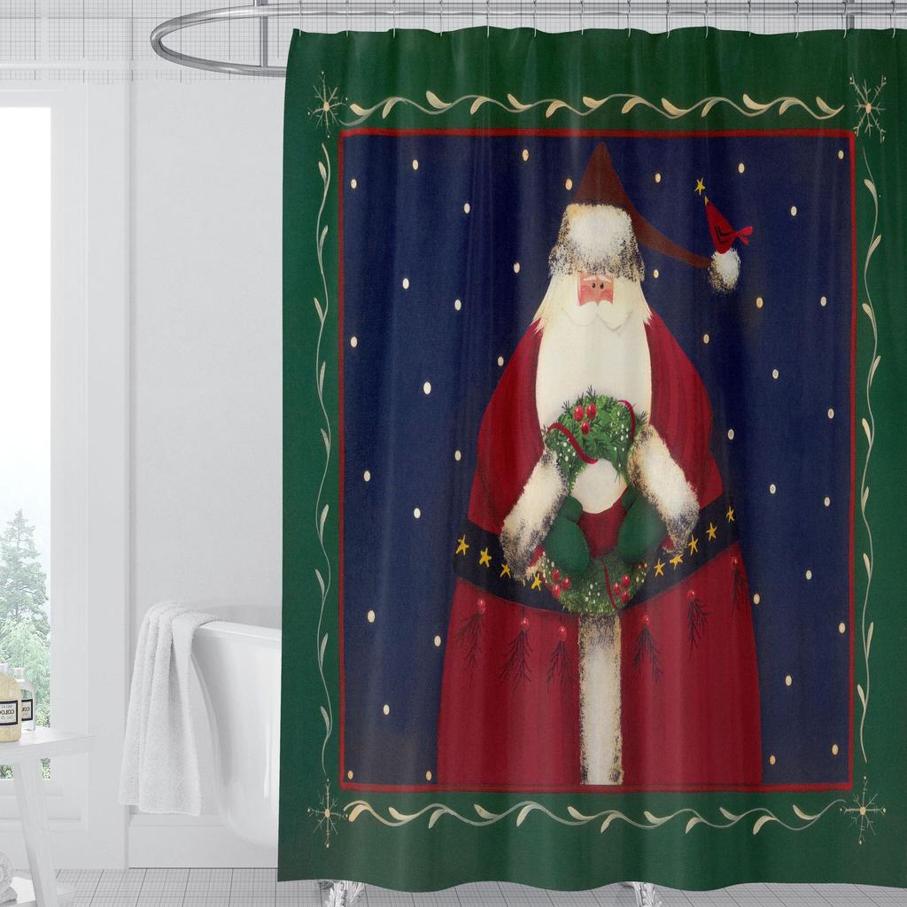 JINRUN Koupelna zesílená vodotěsná záclona odolná proti plísním sprchový závěs Sprchový přepážkový závěs Závěs sprchový závěs Koupelnový závěs Bez perforace