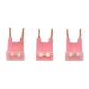 10Pcs Straight Male Terminal ABS Housing Brass Conductor FLM Slow Fusing Replacement for Automotive