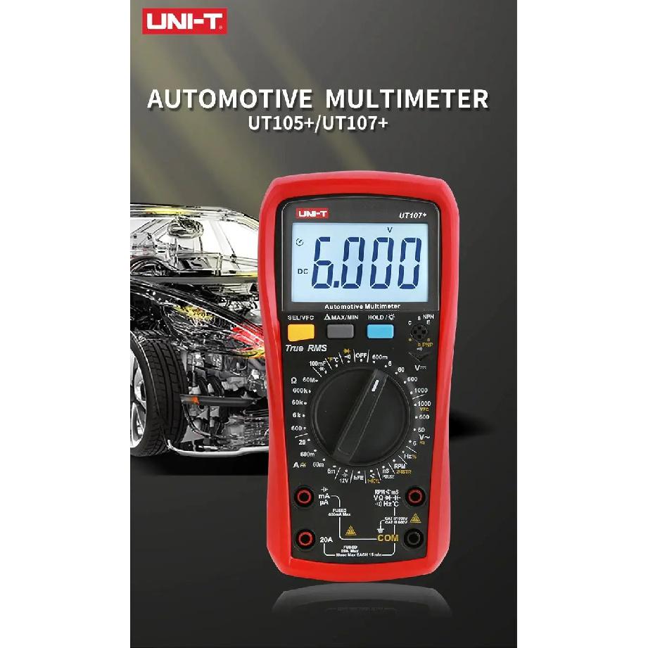 UNI-T UT105+ UT107+ Intelligent anti burn digital high-precision multimeter for automotive repair