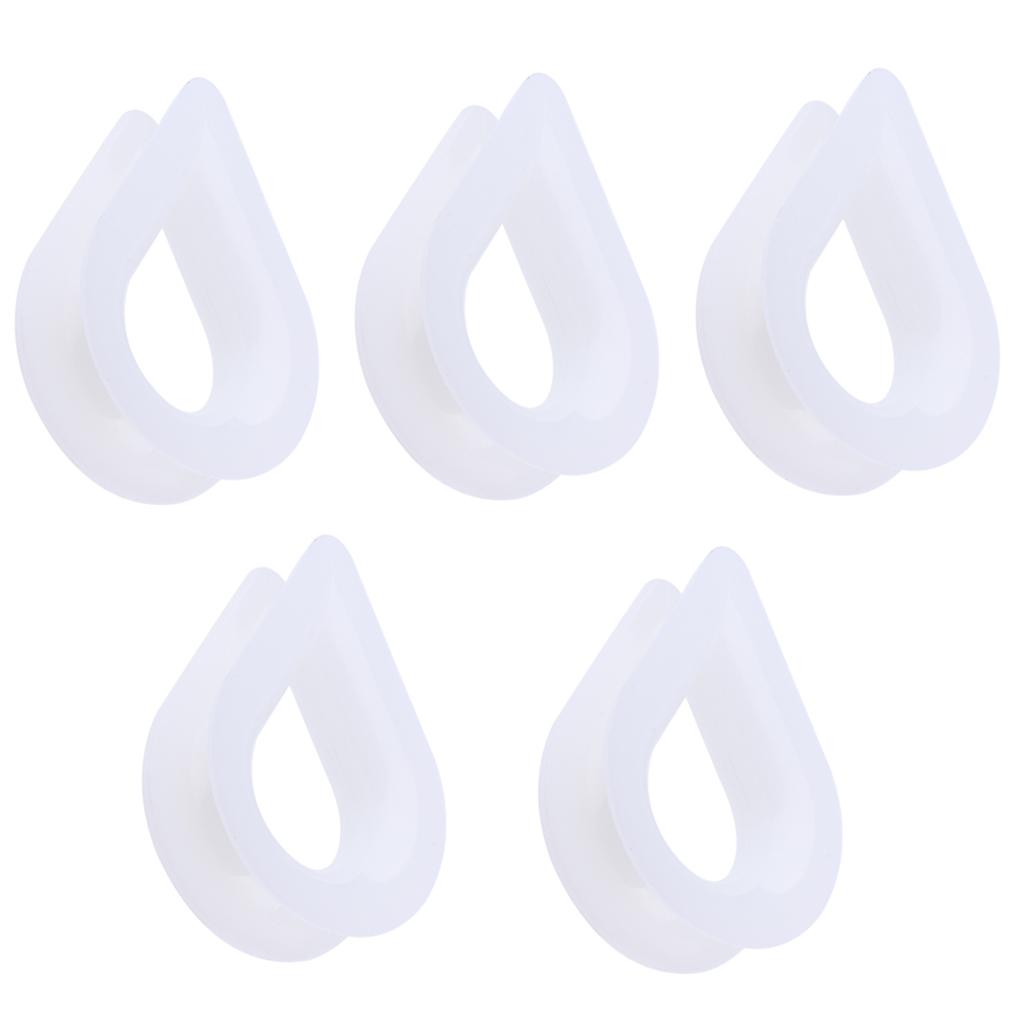Set of 10 Nylon Rope Thimble, for Splicing End 16mm