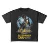 Schlaflager 2 Retro Vintage Horror Unisex Kastenform Grafik T-Shirt