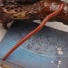 Modern & Ancient Style Peach and Sandalwood Hairpins for Women - Wooden Hair Bun Pins, New Chinese Style