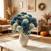 Artificial Flowers Silk Ball Chrysanthemum Outdoor Garden Wedding Bridal Bouquet Home Vase Table Autumn DecoraFestival Diy Gift