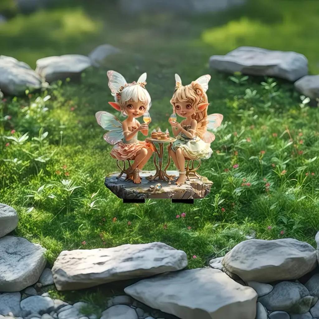 A Must-Have Mini Animal World Series Acrylic Waterproof and Scratch Resistant Garden Floor Decoration for Courtyard Gardens
