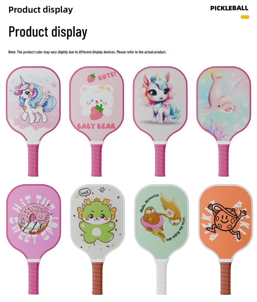 Children's Beginner Pickleball Racket Set - Fiberglass, Official Store Model