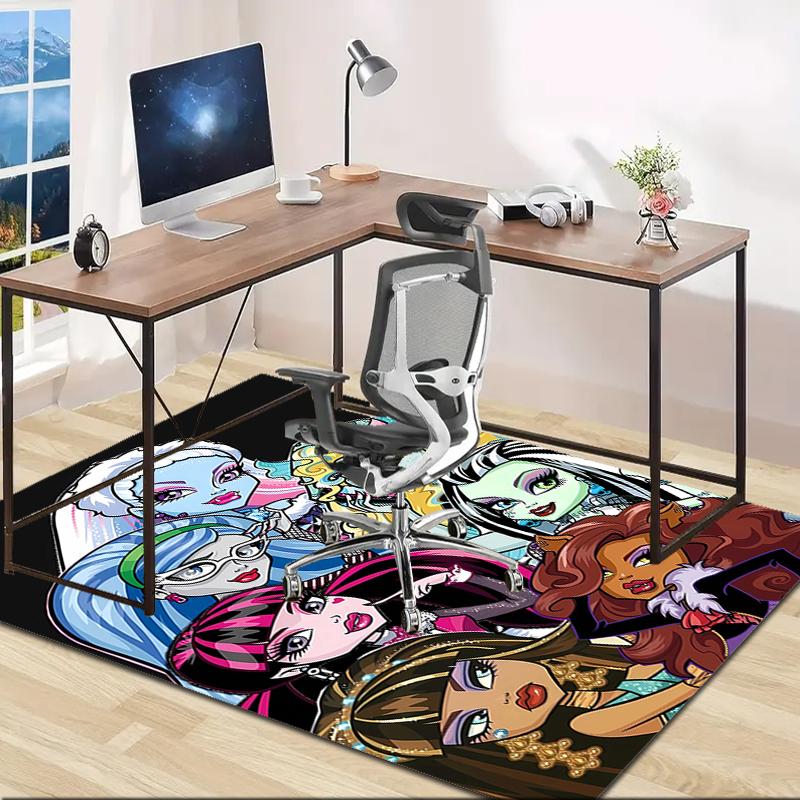 1pc Monster High Draculaura4 Design Area Rug - Non-Slip, Soft & Cozy Floor Mat for Living Room, Bedroom, Office - Indoor/Outdoor Decorative Carpet