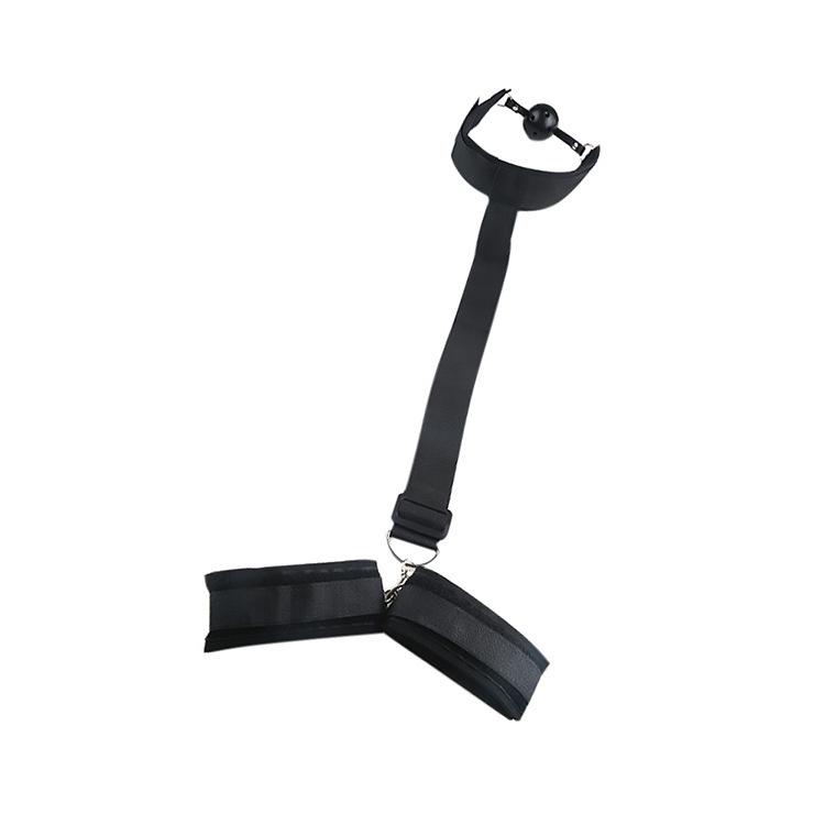 Adult Flirting Set: Erotic Products with Gag, Binding, Restraints, Handcuffs, and Sex Toys for Couples