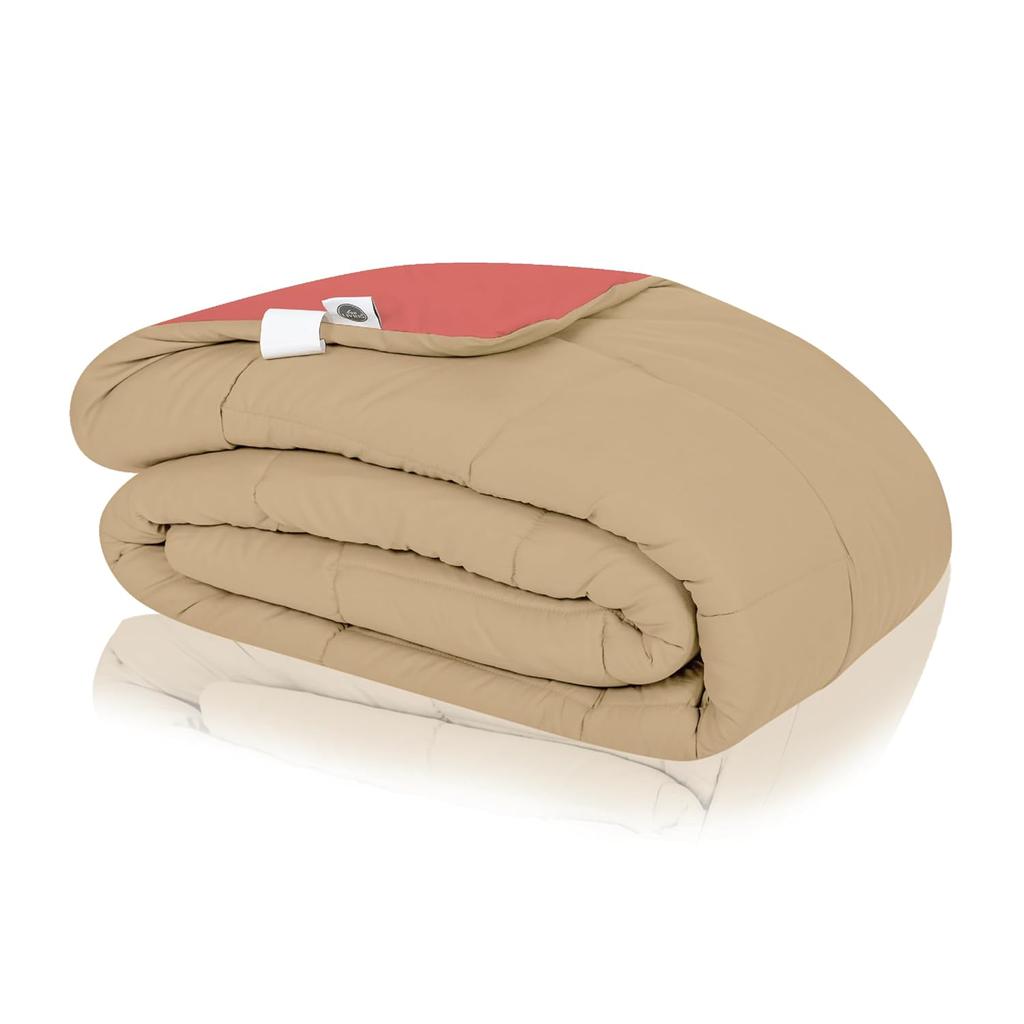 Plush Reversible Microfiber Comforter Single Bed |  (152.4 X 228.6 CM)