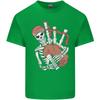 A Skeleton Playing the Bagpipes Unisexs Light Cotton TShirt