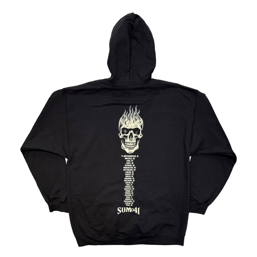 Sum 41 Unisex Adult Tour Â´24 Pt. 2 Logo Full Zip Hoodie