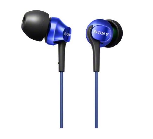 

SONY Blue In-Ear Earphones, MDR-EX100LP/LI синий