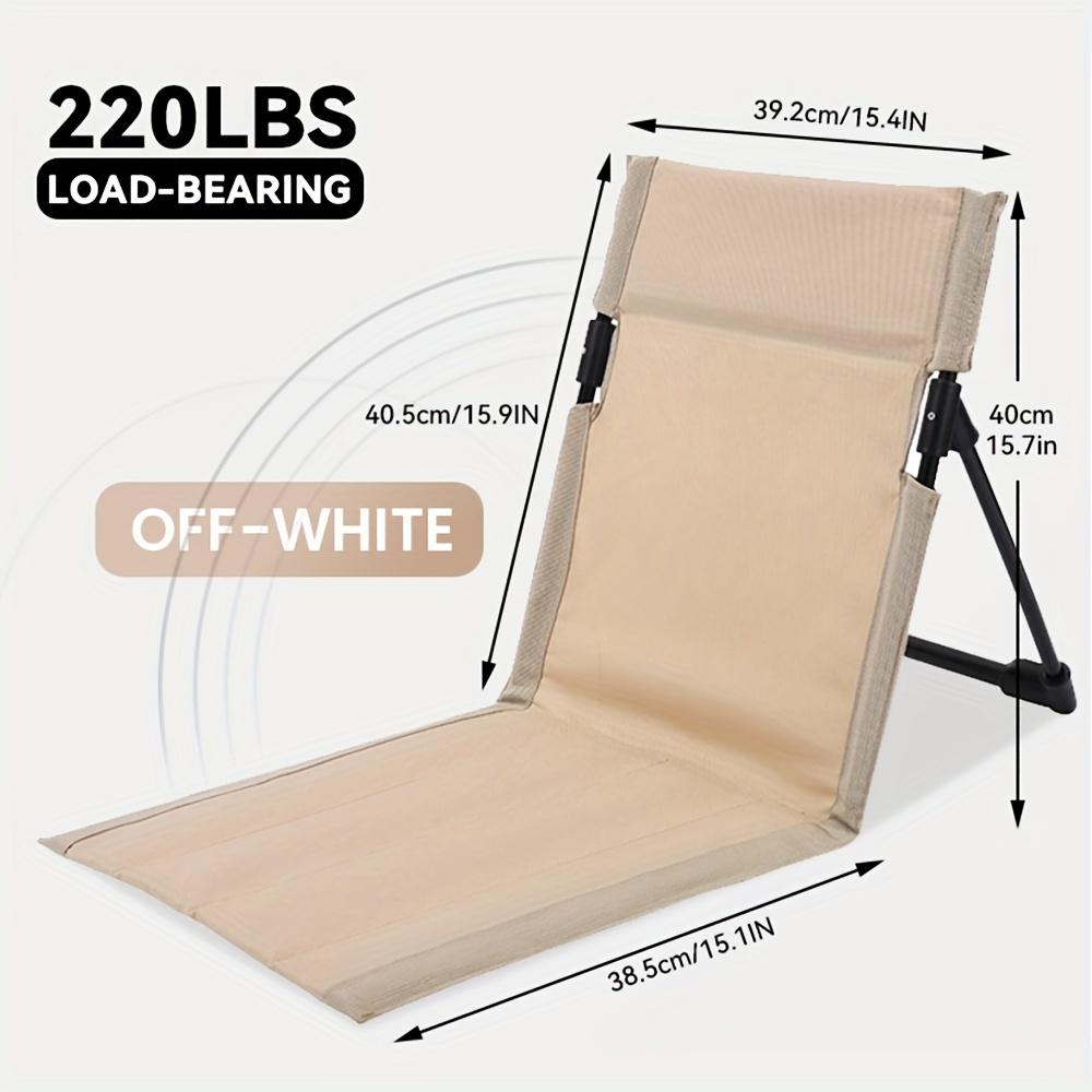 Life & Camping - Lightweight Aluminum Alloy, Oxford Fabric, Compact Folding Recliner Designed To Save Space For Outdoor, Beach, Picnic, And Camping