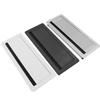 Rectangular Aluminum Desk Cable Grommet Damped with Hinged FlipLid Fit for Office