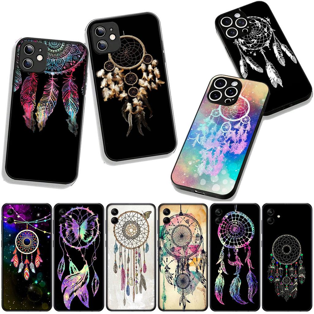 For Samsung Galaxy S25 S24 S22 S23 FE Ultra Plus A56 A05 A06 A15 A16 A55 S7 Edge Case Dream Catcher Watercolor Dreamcatcher