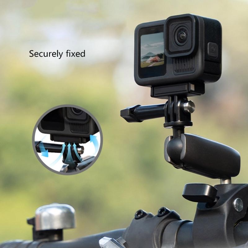 Aluminum Quick Release Base For Action Camera Mount Featuring Magnetic Double Claws Interface