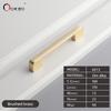 Oukali  New Design Zinc Alloy Pulls 96 128 192mm Home Furniture Hardware Kitchen Cabinet Dresser Drawer Door Pull Handles