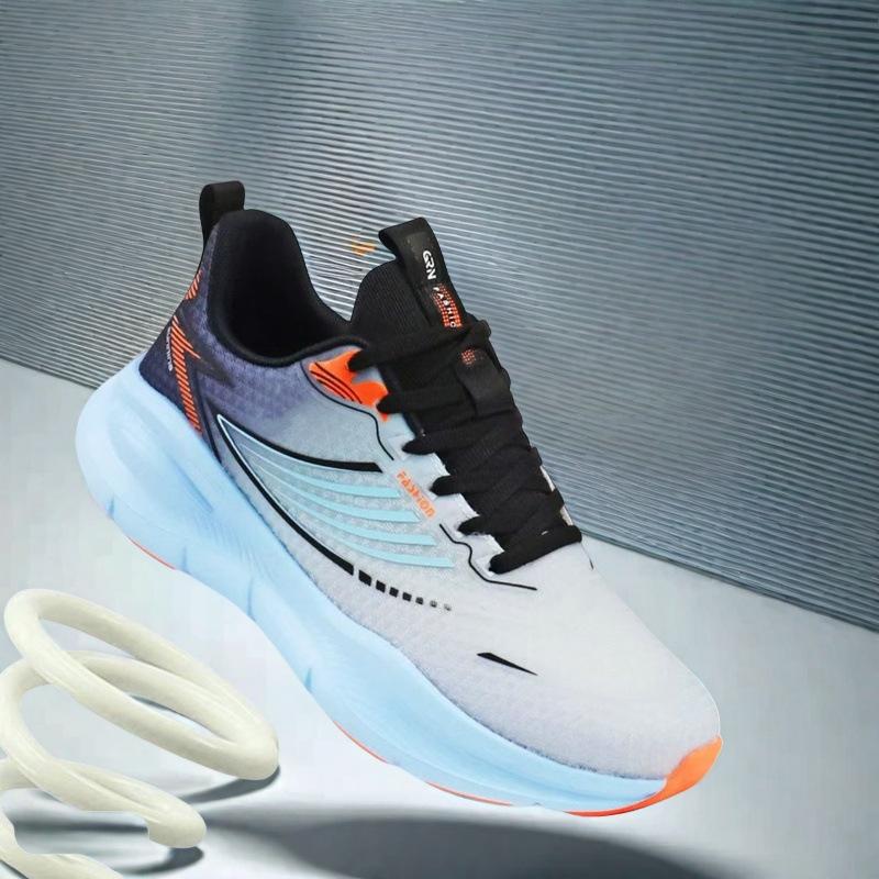 Men's and Women's Same Sports Shoes Casual Shoes Spring Mesh Ultra-light Running Shoes Youth Trend Lightweight Non-slip Soft-soled Shoes