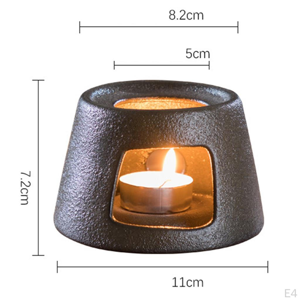 Ceramic Tea Warmer Set with Candle - Elegant Heating Solution for Home and Office